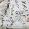 Bedsure Comforter Set Queen Size – Cute Floral Bedding Comforter Set, 3 Pieces, 1 Soft Reversible Olive Green Woodland Floral Flowers Comforter and 2 Pillow Shams(Floral)