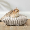 Bedsure Fleece Striped Decorative Throw Pillow Covers, Linen, 18×18 | Set of 2, Double-Side, Fluffy Soft, Home Decor for Couch Sofa Living Room Bedroom(08-linen)