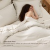 Bedsure King Size Comforter Set Beige – Bed in a Bag King 7 Pieces, Cationic Dyed Bed Set Gift for Family, Soft Bedding for All Seasons Comforter with Sheets, Pillowcases & Shams(Beige)