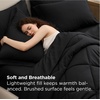 Bedsure Premium Series 5 Piece Black Twin Comforter Set, Goose Down Alternative, All Season Medium Warmth, Soft Hotel Luxury Bed in a Bag, Safe for Sensitive Skin, Includes Sheets Pillowcase & Sham(01 – Black)