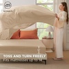 Bedsure Queen Bed in a Bag Sage Green Comforter Set Dual-Tone 7 Pieces | Bedding Set, All Seasons, Contrasting Design, Reversible, Soft, Modern, with Sheets, Breathable, Bed Set 90*90(11 – Burnt Orange/Warm Sand)