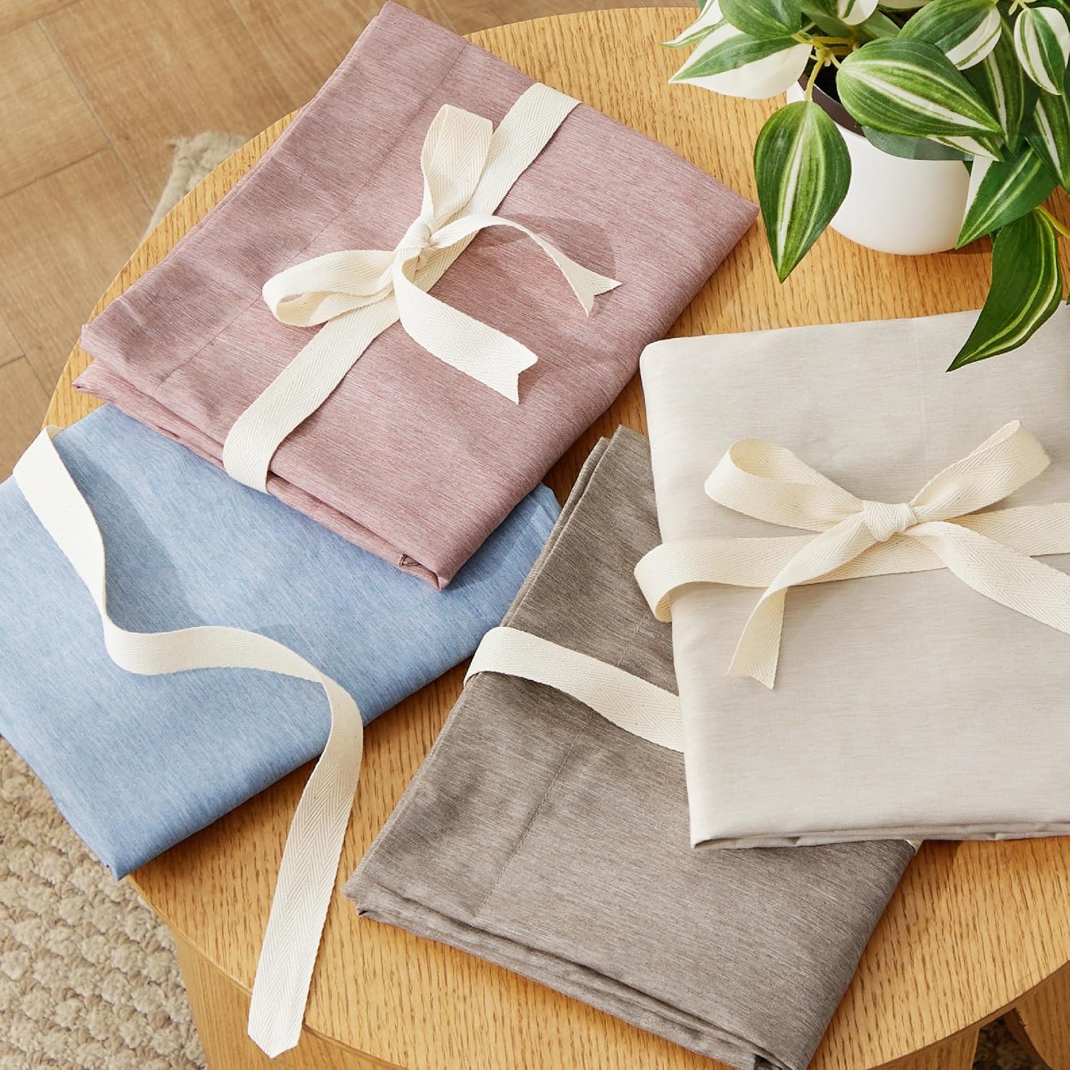 image:imageBedsure Grey Queen Comforter Set Soft Cationic Dyed Bedding Set 3 Pcs Breathable Comfortable for All Season SkinFriendly Melange Home Decor Gift Bed Set Cozy for Bedroom OEKO Modern05 Storm Blue Melange