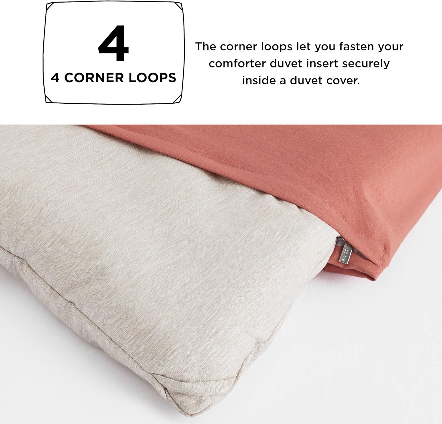 image:imageBedsure Grey Queen Comforter Set Soft Cationic Dyed Bedding Set 3 Pcs Breathable Comfortable for All Season SkinFriendly Melange Home Decor Gift Bed Set Cozy for Bedroom OEKO Modern01 Beige Melange