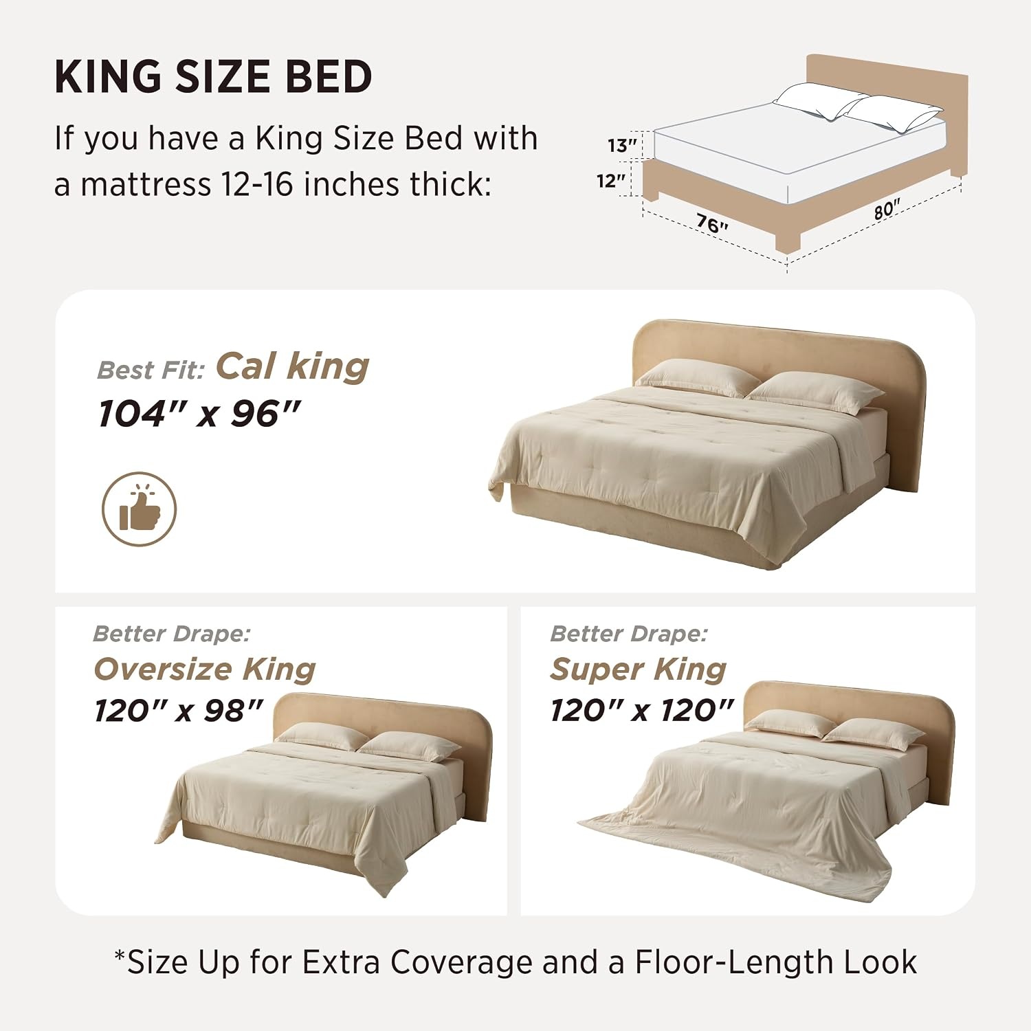 image:imageBedsure Grey Queen Comforter Set Soft Cationic Dyed Bedding Set 3 Pcs Breathable Comfortable for All Season SkinFriendly Melange Home Decor Gift Bed Set Cozy for Bedroom OEKO Modern01 Beige Melange