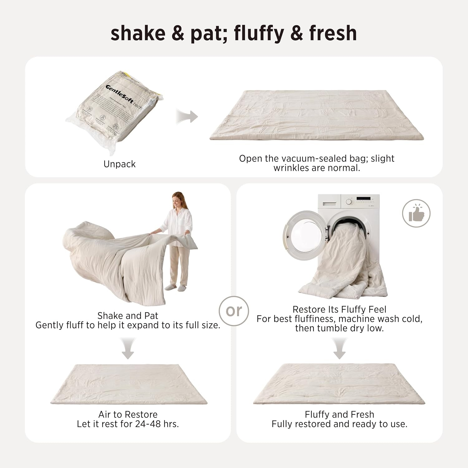 image:imageBedsure Oliver Green Queen Bedding Comforter Set Waffle Breathable Bedding Set All Season Comforter with 3 Pieces 1 Waffle Weave Comforter 90x90 and 2 Pillowcases 20x26Beige