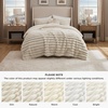 Bedsure Faux Fur Queen Comforter Set – Beige Fluffy Comforter Queen Size, Soft and Cozy Shaggy Bedding Comforter Sets, Winter Warm Luxury Fuzzy Bed Set 3 Pieces, 1 Comforter and 2 Pillowcases(01 – Beige)