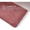 Bedsure Grey Queen Comforter Set, Soft Cationic Dyed Bedding Set 3 Pcs | Breathable, Comfortable for All Season, Skin-Friendly, Melange, Home Decor Gift, Bed Set, Cozy for Bedroom, OEKO, Modern(06 – Pink Clay Melange)