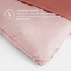 Bedsure Grey Queen Comforter Set, Soft Cationic Dyed Bedding Set 3 Pcs | Breathable, Comfortable for All Season, Skin-Friendly, Melange, Home Decor Gift, Bed Set, Cozy for Bedroom, OEKO, Modern(06 – Pink Melange)