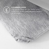 Bedsure Grey Queen Comforter Set, Soft Cationic Dyed Bedding Set 3 Pcs | Breathable, Comfortable for All Season, Skin-Friendly, Melange, Home Decor Gift, Bed Set, Cozy for Bedroom, OEKO, Modern(03 – Light Grey Melange)
