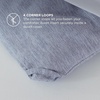 Bedsure Grey Queen Comforter Set, Soft Cationic Dyed Bedding Set 3 Pcs | Breathable, Comfortable for All Season, Skin-Friendly, Melange, Home Decor Gift, Bed Set, Cozy for Bedroom, OEKO, Modern(05 – Dusty Blue Melange)