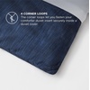 Bedsure Grey Queen Comforter Set, Soft Cationic Dyed Bedding Set 3 Pcs | Breathable, Comfortable for All Season, Skin-Friendly, Melange, Home Decor Gift, Bed Set, Cozy for Bedroom, OEKO, Modern(05 – Navy Melange)