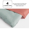 Bedsure Grey Queen Comforter Set, Soft Cationic Dyed Bedding Set 3 Pcs | Breathable, Comfortable for All Season, Skin-Friendly, Melange, Home Decor Gift, Bed Set, Cozy for Bedroom, OEKO, Modern(02 – Mint Green Melange)