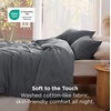 Bedsure Queen Comforter Set Dark Grey, Soft Prewashed Queen Size Bedding, Quilted Comforter with Circle Design, Down Alternative Comforter for All Seasons, 3 Pieces Bed Set with 2 Pillow Shams(06-dark Grey-circle)