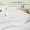 Bedsure Queen Fluffy Comforter Set – GentleSoft 3 Pieces Luxury Fleece Bed Olive Green Bedding, Cozy Room Decor Aesthetic, 1 Queen Bed Comforter (90″x90″) and 2 Pillowcases (20″x26″)(05 – Bright White)
