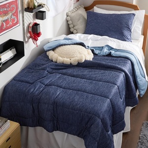 Bedsure Cooling Comforter Queen Size Charcoal Black, Reversible Comforter for Hot Sleepers & Night Sweats All Season, 3 Pieces, 1 Soft Comforter (88″x88″) and 2 Pillow Cases (20″x26″)(Navy Blue)