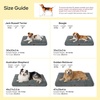 Bedsure ComfyFleece™ Fluffy Balanced Support XL Dog Bed for Crate,41×27 | Golden Ratio Chopped Foam & PP Cotton, Home Decor,Waterproof Liner, Removable Washable Cover, Nonslip Bottom,Sandy Beige(Grey)