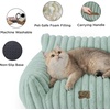 Bedsure ComfyFleece™ Shown on TV Fluffy Dog Couch for Pets,30in Blush Pink | Small & Medium Dog Bed Washable Cover,Supportive Couch Bed for Small Dogs,Pet Sofa Seen on Good Day New York,Up to 20 Lbs(Garden Green)