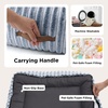 Bedsure ComfyFleece™ Shown on TV Fluffy Dog Couch for Pets,30in Blush Pink | Small & Medium Dog Bed Washable Cover,Supportive Couch Bed for Small Dogs,Pet Sofa Seen on Good Day New York,Up to 20 Lbs(Blue Indigo)