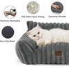 Bedsure ComfyFleece™ Shown on TV Fluffy Dog Couch for Pets,30in Blush Pink | Small & Medium Dog Bed Washable Cover,Supportive Couch Bed for Small Dogs,Pet Sofa Seen on Good Day New York,Up to 20 Lbs(Warm Grey)