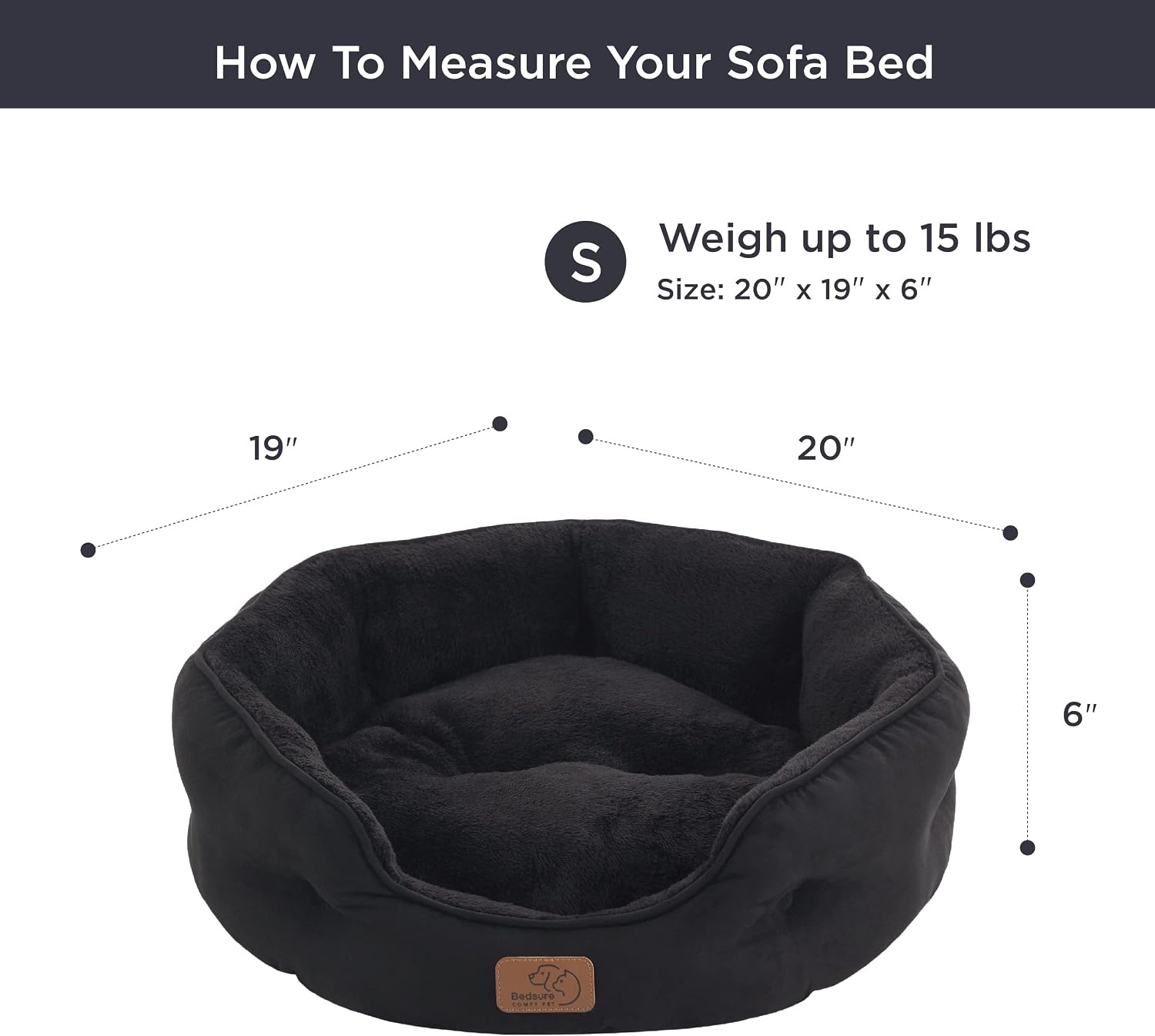 image:imageBedsure AeroFrost Cooling Small Dog Bed Round Washable 20In Arctic Blue QMaxgt04 Cat Beds for Indoor Cats Comfort Cooling Summer Pet BedAntiSlip Bottomfor Puppies and KittensBlack