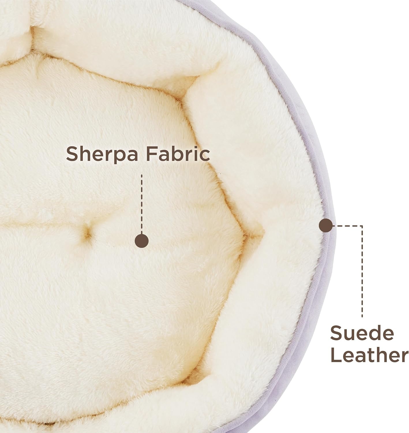 image:imageBedsure AeroFrost Cooling Small Dog Bed Round Washable 20In Arctic Blue QMaxgt04 Cat Beds for Indoor Cats Comfort Cooling Summer Pet BedAntiSlip Bottomfor Puppies and KittensAzure Lilac
