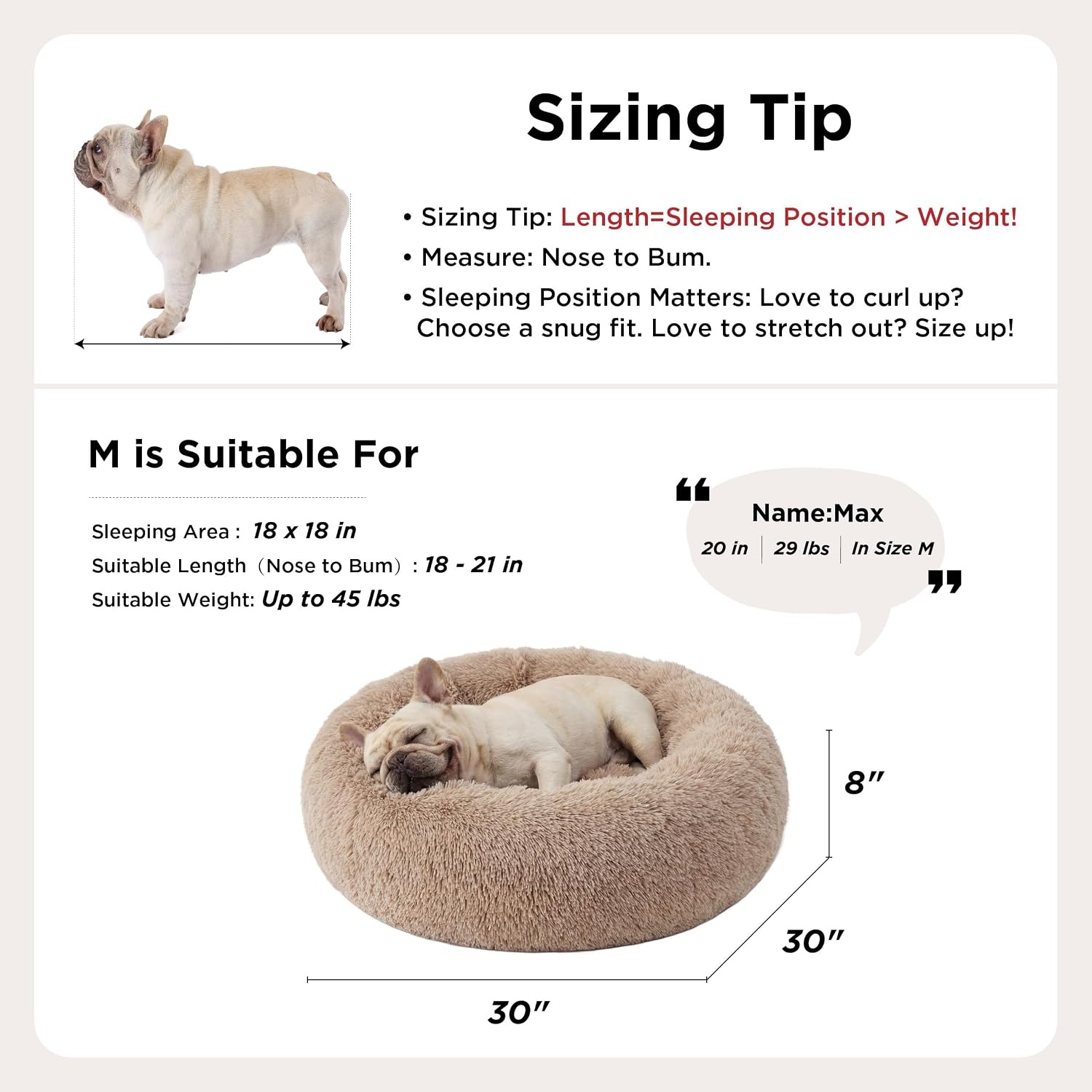 image:imageBedsure Human Dog Bed for Adult Plush Giant Calming Nest Bed Orthopedic 71 Human Size Dog Bed Washable with Storage Pocket Supportive Bolster Egg Foam NonSlip Bottom Fluffy Faux Fur BrownCamel