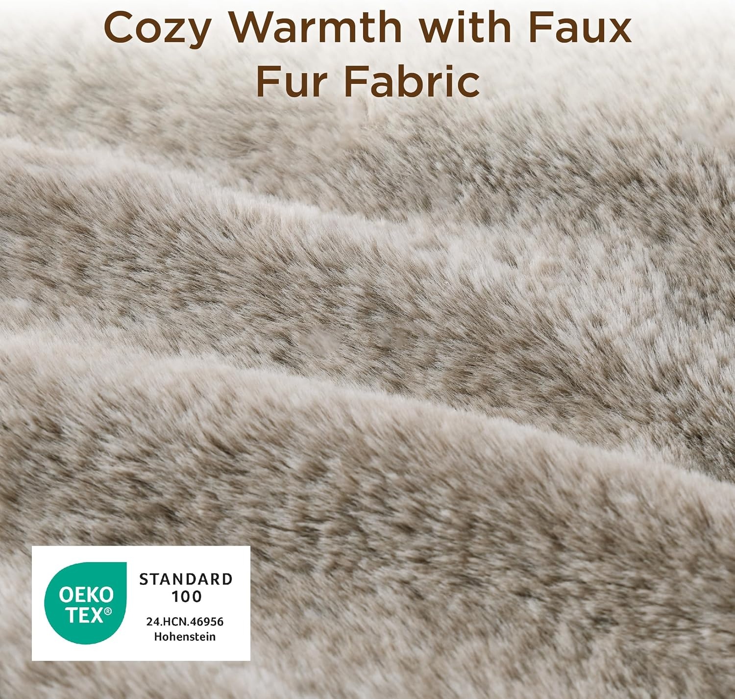 image:imageBedsure Self Warming Cat Bed MatSmall Pet Extra Warm Self Heating Cat Pad 24X18 Thermal Dog Crate Pads for Indoor OutdoorFaux Fur Removable Washable Cover in WinterNon SlipNot ElectricGreyBrown