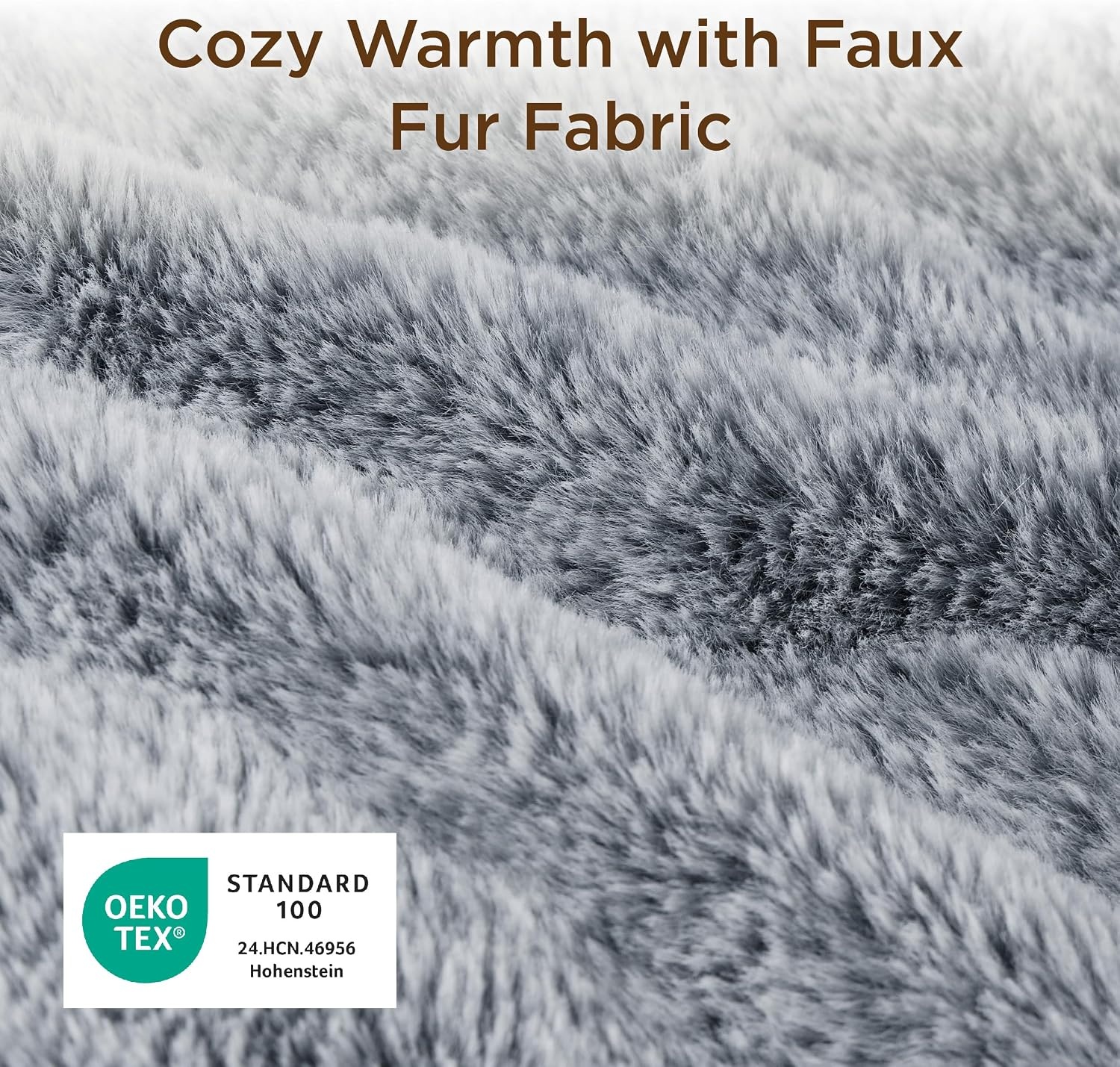 image:imageBedsure Self Warming Cat Bed MatSmall Pet Extra Warm Self Heating Cat Pad 24X18 Thermal Dog Crate Pads for Indoor OutdoorFaux Fur Removable Washable Cover in WinterNon SlipNot ElectricGreyGrey