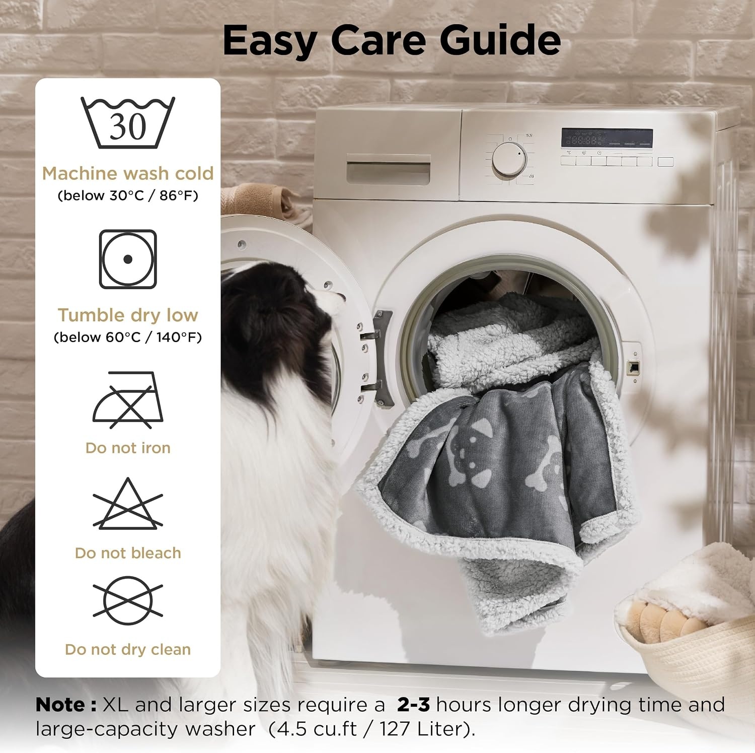 image:imageBedsure Waterproof Dog Blankets for Small Dogs 25X35 Anchor Gray Soft Print Sherpa Fleece Puppy Cat Blanket Washable Cozy Plush Reversible Throw Furniture Protector for Pet Kitten DoggyAnchor Graydog