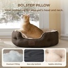 Bedsure AeroFrost™ Cooling Small Dog Bed, Round Washable, 20In Arctic Blue | Q-Max>0.4 Cat Beds for Indoor Cats, Comfort Cooling Summer Pet Bed,Anti-Slip Bottom,for Puppies and Kittens(Self Warming Brown)