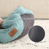 Bedsure AeroFrost™ Cooling Small Dog Bed, Round Washable, 20In Arctic Blue | Q-Max>0.4 Cat Beds for Indoor Cats, Comfort Cooling Summer Pet Bed,Anti-Slip Bottom,for Puppies and Kittens(Washed Blue)