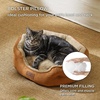 Bedsure AeroFrost™ Cooling Small Dog Bed, Round Washable, 20In Arctic Blue | Q-Max>0.4 Cat Beds for Indoor Cats, Comfort Cooling Summer Pet Bed,Anti-Slip Bottom,for Puppies and Kittens(Terracotta)