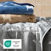 Bedsure Dog Blanket for Small Dogs Puppy, Flannel Fleece, 3-Pack 30×20 | 280GSM Coral Fleece,Machine Washable Fuzzy Pet Blanket with Dog Prints for Crate Cage, Dog Bed,Puppy Essentials,Doggy Gifts(Happy Pups)