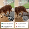 Bedsure Dog Door Mat for Muddy Paws, Chenille Indoor Entrance Rug, 35×24 | High-Low Pile Design, Ultra-Absorbent and Soft Dirt Trapper,Muted Gray/White Mélange,TPR Non-Slip Backing,Machine Washable(Speckled Gray)