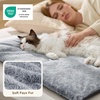 Bedsure Self Warming Cat Bed Mat,Small Pet Extra Warm Self Heating Cat Pad | 24X18″ Thermal Dog Crate Pads for Indoor Outdoor,Faux Fur Removable Washable Cover in Winter,Non Slip,Not Electric,Grey(Grey)
