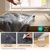 Bedsure Waterproof Dog Blankets for Small Dogs – 25″X35″, Anchor Gray | Soft Print Sherpa Fleece Puppy Cat Blanket Washable, Cozy Plush Reversible Throw Furniture Protector for Pet Kitten Doggy(Cream)