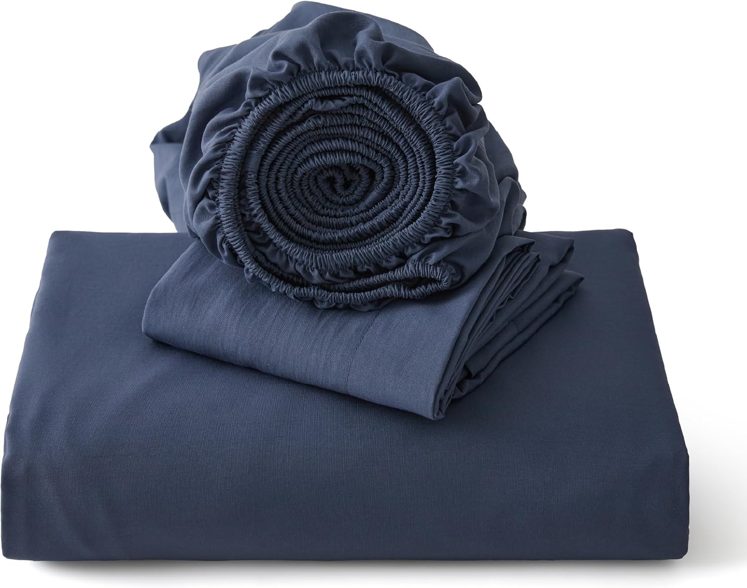 image:imageBedsure Tan Gingham Ruffle Duvet Cover SetVintage Farmhouse Bedding Queen01 Navy No Comforter
