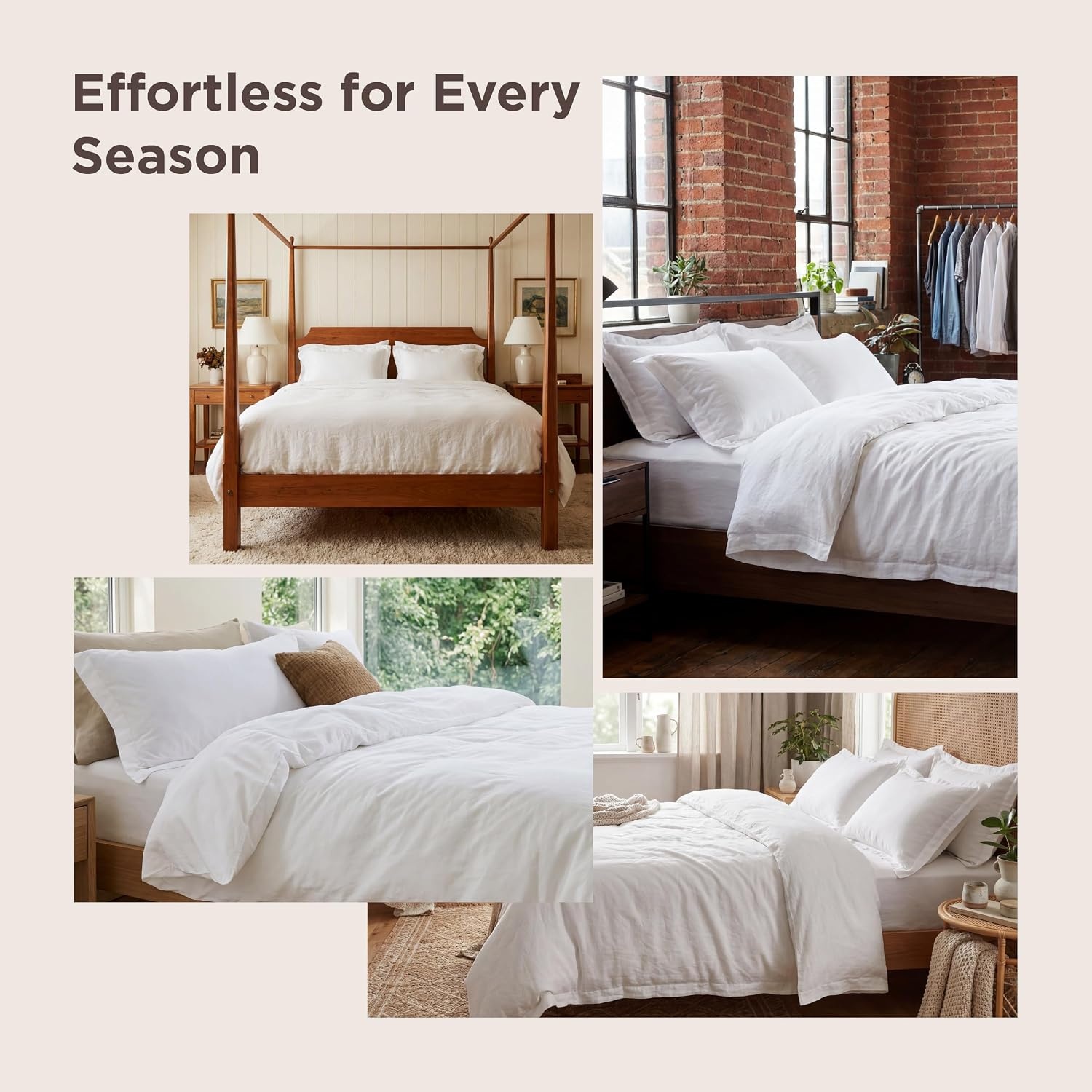 image:imageBedsure Tan Gingham Ruffle Duvet Cover SetVintage Farmhouse Bedding Queen03 Olive Green No Comforter