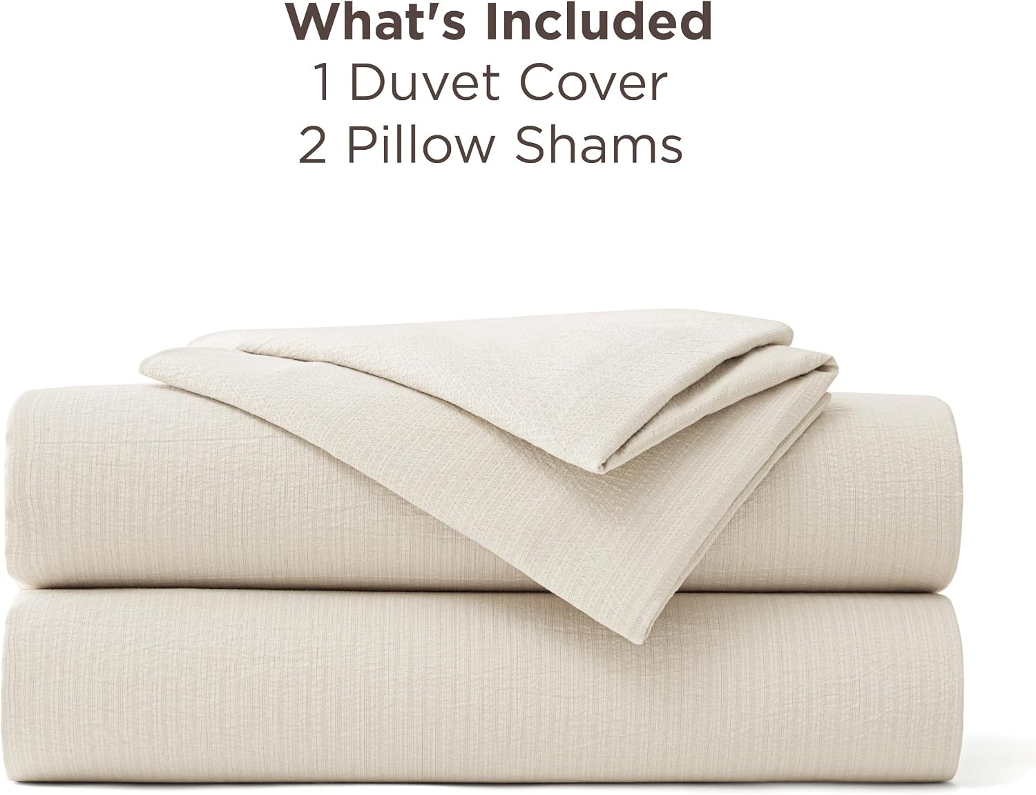 image:imageBedsure Tan Gingham Ruffle Duvet Cover SetVintage Farmhouse Bedding Queen20 Beige No Comforter