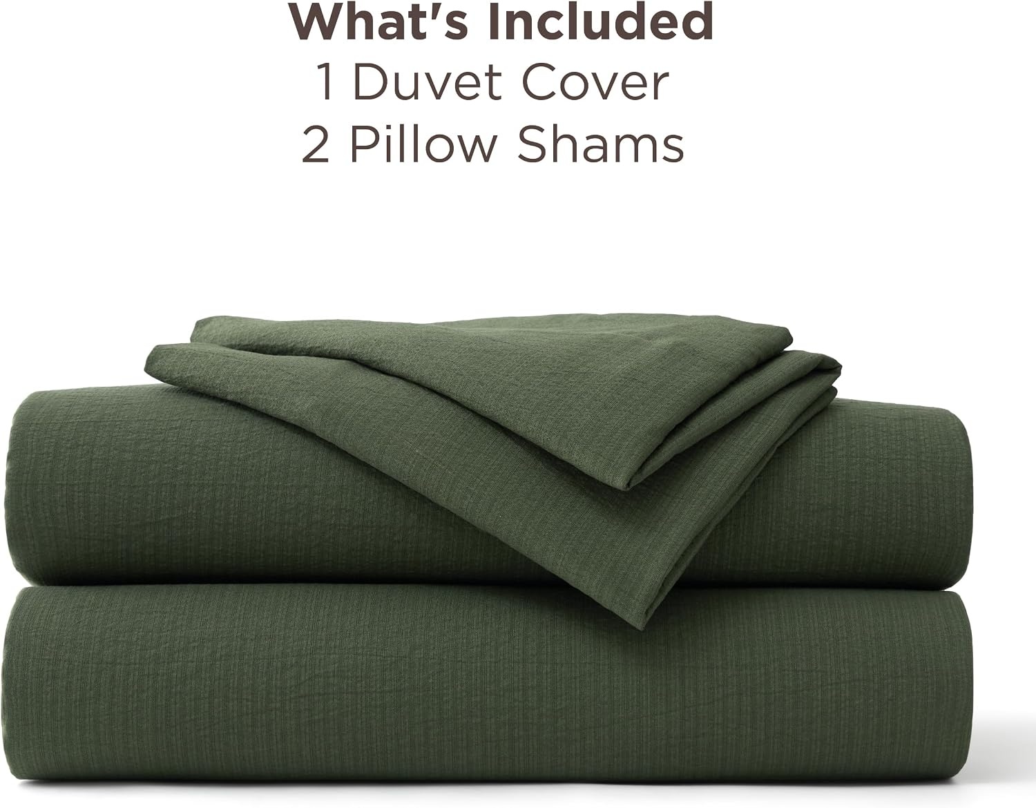 image:imageBedsure Tan Gingham Ruffle Duvet Cover SetVintage Farmhouse Bedding Queen21 Olive Green No Comforter