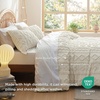 Bedsure Checkered Boho Duvet Cover Queen, Tufted Embroidery, 3-Piece,Beige(01 – Beige – Elegant (No Comforter))