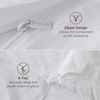 Bedsure Tan Gingham Ruffle Duvet Cover Set,Vintage Farmhouse Bedding, Queen(02 – Bright White (No Comforter))