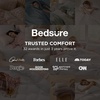 Bedsure Tan Gingham Ruffle Duvet Cover Set,Vintage Farmhouse Bedding, Queen(04 – Grey (No Comforter))