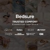 Bedsure Tan Gingham Ruffle Duvet Cover Set,Vintage Farmhouse Bedding, Queen(10 – Burgundy (No Comforter))