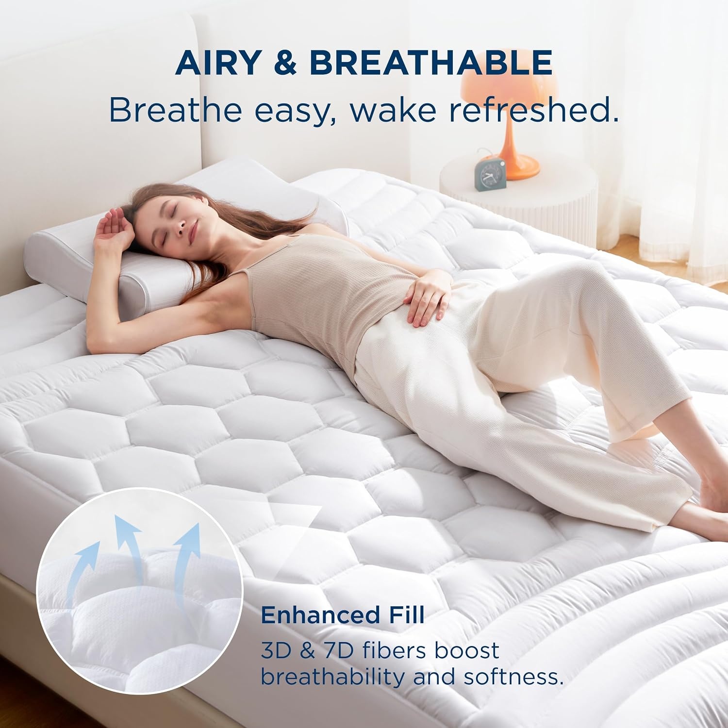 image:imageBedsure Get Free 1 Mattress Pad When You purches 1 Feather Down Comforter