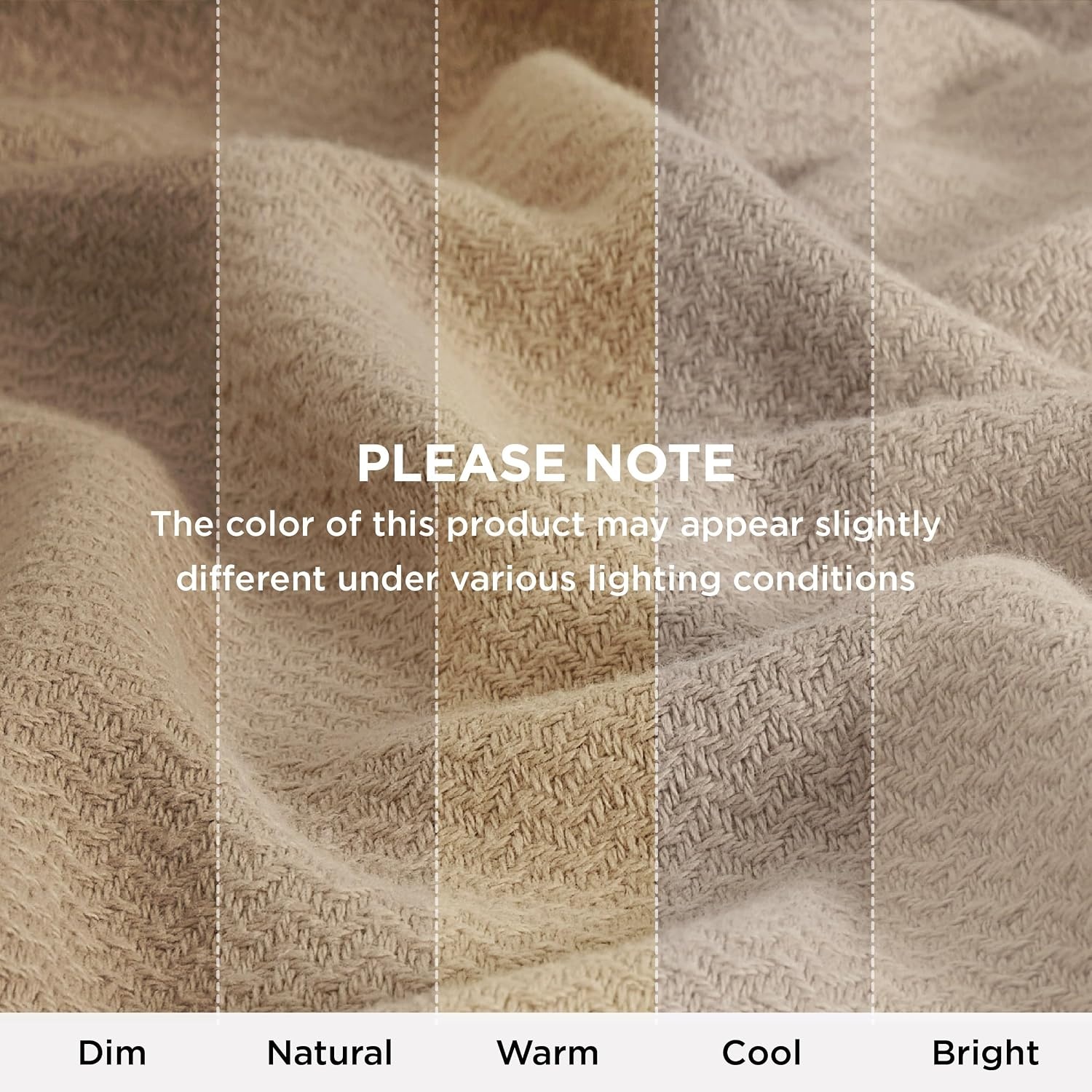 image:imageBedsure Twin XL 100 Cotton Muslin Blanket Light Brown Twin XL Mattress Protector