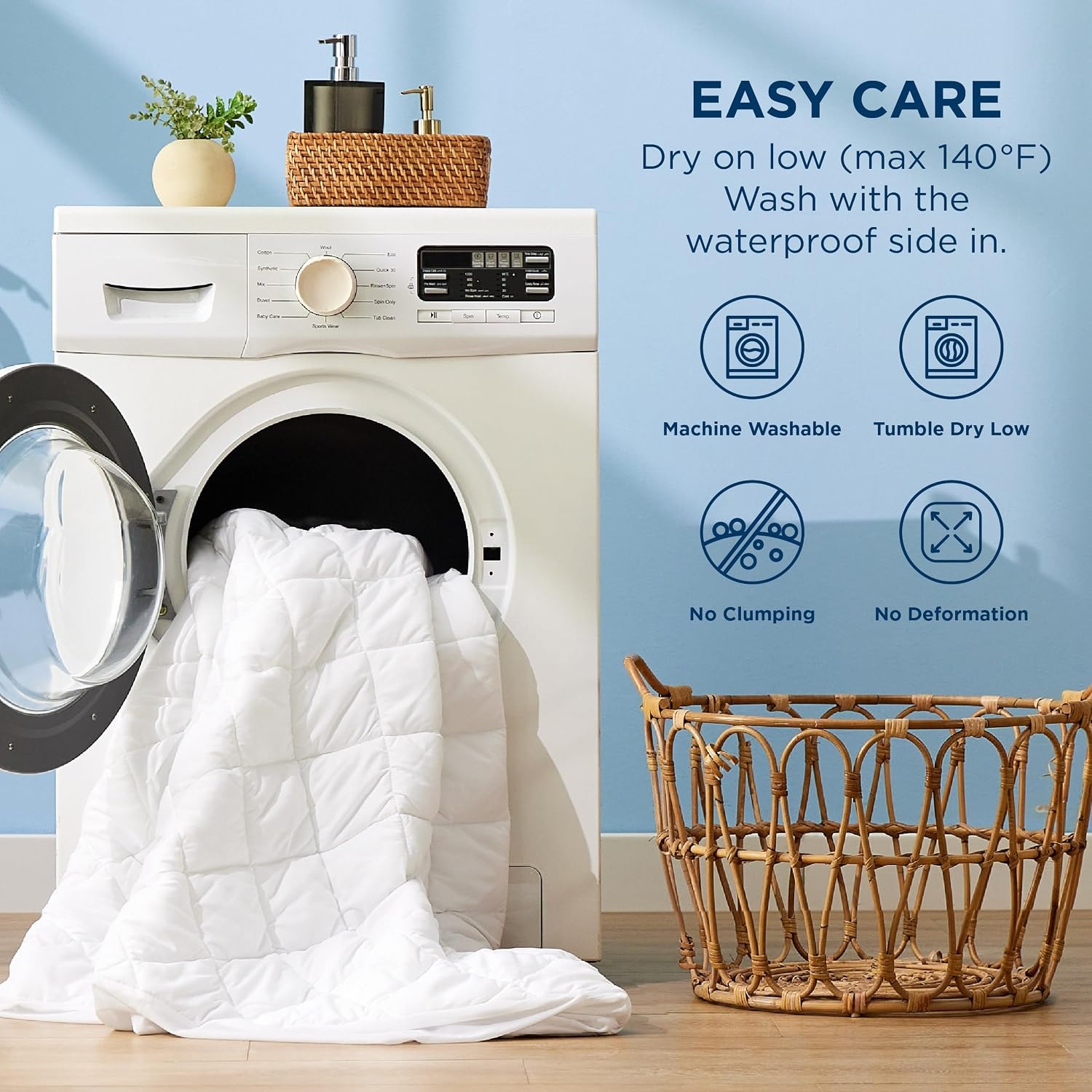 image:imageBedsure Twin XL 100 Cotton Muslin Blanket Light Brown Twin XL Mattress Protector