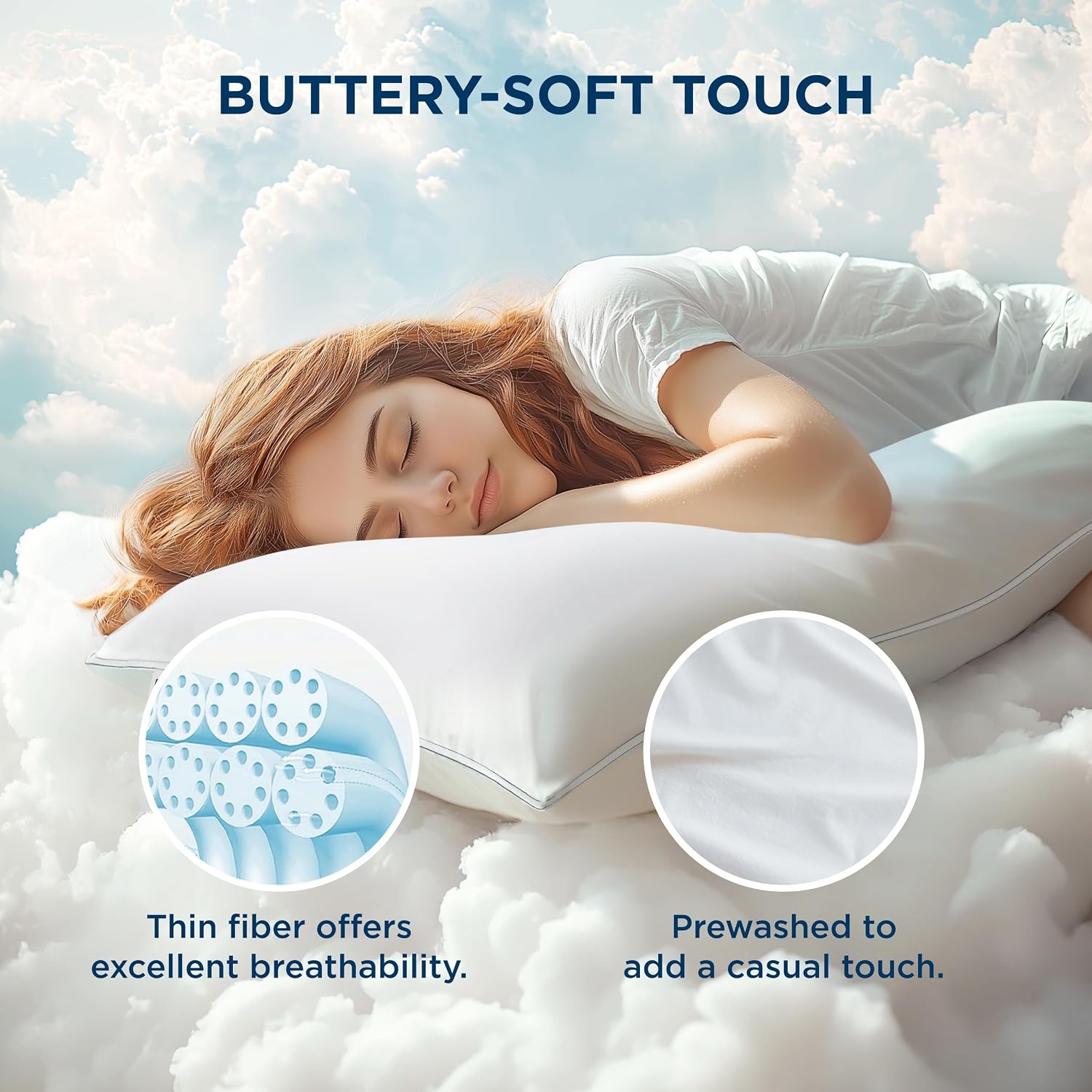 image:imageBedsure on Mattress Pad Bundle Pillows 2 Set