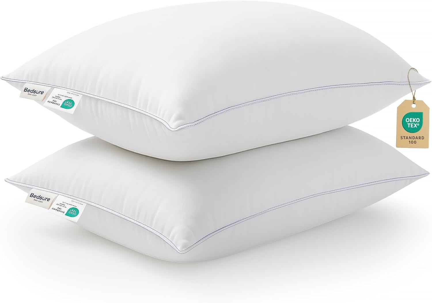 image:imageBedsure on Mattress Pad Bundle Pillows 2 Set