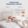 Bedsure Twin Mattress Pad Bundle Deep Pocket Twin Sheets Set